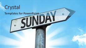  Presentation with tolerance day - Presentation design consisting of sunday sign with a beautiful background and a light blue colored foreground