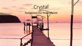  Presentation with serenity - Audience pleasing presentation design consisting of sundown serenity at the end backdrop and a lemonade colored foreground