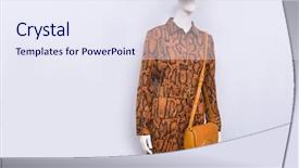  Presentation with reptile python snakeskin leather snake - Slides having sundress with hat leather handbag background and a sky blue colored foreground