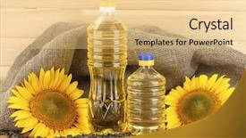  Presentation with sunflower sunflower sunflower sunflower sunflower - Slide deck enhanced with sunflower-oil-and-sunflower background and a lemonade colored foreground
