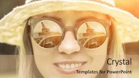  Presentation with christian images - Amazing slides having sunglasses and hat with traval backdrop and a  colored foreground