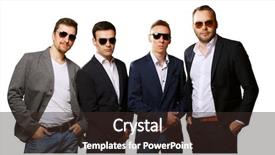  Presentation with group of wildlife crocodile isolated - Colorful PPT layouts enhanced with sunglasses and suits angry guard backdrop and a  colored foreground