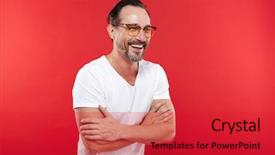  Presentation with adult coloring book - PPT layouts consisting of sunglasses standing isolated over red background and a red colored foreground