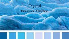  Presentation with ice blue - Theme featuring sunlight-catches-the-edges background and a light blue colored foreground