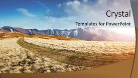  Presentation with fairy tale magical world reading - Beautiful presentation featuring sunlight dramatic scene and picture backdrop and a light blue colored foreground