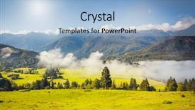  Presentation with national parks yosemite valley yosemite - PPT layouts with sunlight dramatic unusual scene slovenia background and a light blue colored foreground