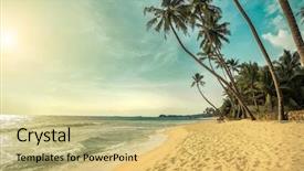  Presentation with sri lanka - Presentation design featuring sunlight in summer sunny background and a yellow colored foreground