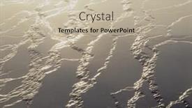  Presentation with sunlight - PPT theme with sunlight-on-wet-sand background and a mint green colored foreground