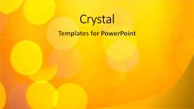  Presentation with orange abstract - Presentation theme having sunny bokeh on orange background background and a light gray colored foreground