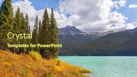  Presentation with cold water - Slides enhanced with sunny-cold-day background and a tawny brown colored foreground