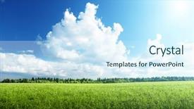  Presentation with perfect transportation video - Beautiful slides featuring sunny day - field of grass and perfect backdrop and a sky blue colored foreground