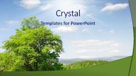  Presentation with republic day - Beautiful theme featuring sunny day - spring landscape in the national backdrop and a sky blue colored foreground