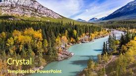  Presentation with forests - Slides featuring sunny day in autumn abraham background and a tawny brown colored foreground