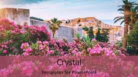  Presentation with earth day - Beautiful slides featuring sunny day location place croatia backdrop and a coral colored foreground