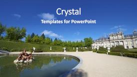  Presentation with spain - Presentation design enhanced with sunny leone - granja de san ildefonso palace background and a  colored foreground