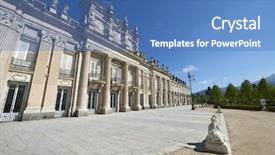  Presentation with spain - Amazing presentation theme having sunny leone - granja de san ildefonso palace backdrop and a  colored foreground