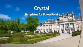  Presentation with spain - Colorful presentation theme enhanced with sunny leone - granja de san ildefonso palace backdrop and a  colored foreground