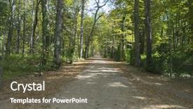  Presentation with monuments - Beautiful PPT theme featuring sunny leone - jardines de la granja de backdrop and a  colored foreground