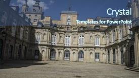  Presentation with neo classic villa almerico capra - Slide deck featuring sunny leone - palacio de la granja de background and a  colored foreground