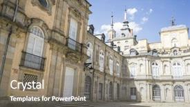  Presentation with gardens - Cool new theme with sunny leone - palacio de la granja de backdrop and a gray colored foreground