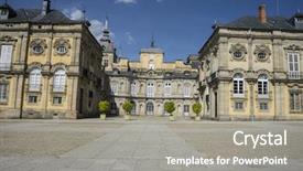  Presentation with neo classic villa almerico capra - Cool new PPT layouts with sunny leone - palacio de la granja de backdrop and a  colored foreground