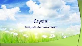  Presentation with springtime - Amazing slides having sunny meadow - springtime is the moment backdrop and a  colored foreground