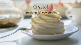  Presentation with tea cake - Cool new presentation with sunny room tea party backdrop and a soft green colored foreground