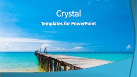  Presentation with contemplating - Cool new presentation with sunny serenity contemplating the sea backdrop and a gray colored foreground