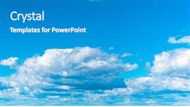  Presentation with divine - Amazing presentation design having sunny summer cloudscape divine backdrop and a gray colored foreground