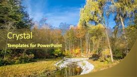  Presentation with toronto - Beautiful slide set featuring sunnybrook-park-in-toronto-canada backdrop and a tawny brown colored foreground