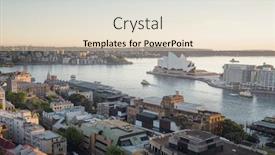  Presentation with sydney harbour bridge - Audience pleasing PPT layouts consisting of sunrise-aerial-view-of-sydney backdrop and a lemonade colored foreground