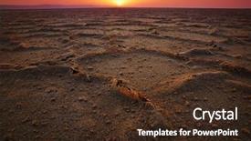  Presentation with sunrise - Slide set consisting of sunrise at chott el jerid background and a wine colored foreground