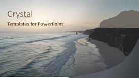  Presentation with indonesia - Colorful PPT theme enhanced with sunrise-at-cliff-silhouette backdrop and a lemonade colored foreground