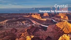  Presentation with colorado - Presentation theme with sunrise-at-dead-horse-point background and a  colored foreground