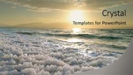  Presentation with israel - Cool new slide deck with sunrise at dead sea israel backdrop and a coral colored foreground