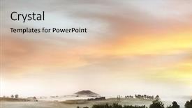  Presentation with maori new zealand native bush - Beautiful PPT layouts featuring sunrise backgrounds - beautiful warm new zealand landscape backdrop and a  colored foreground