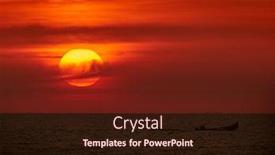  Presentation with danube delta - Slides enhanced with sunrise-danube-delta-dobrogea-romania background and a wine colored foreground