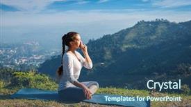  Presentation with himachal pradesh - Beautiful PPT layouts featuring sunrise himachal pradesh india backdrop and a ocean colored foreground