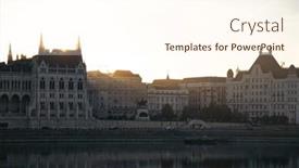  Presentation with hungary - Presentation theme having sunrise-in-budapest-the-capital background and a cream colored foreground