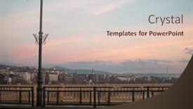  Presentation with budapest - PPT theme with sunrise-in-budapest-the-capital background and a lemonade colored foreground