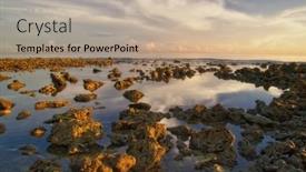  Presentation with indonesia - Amazing presentation having sunrise-in-pemuteran-village-bali backdrop and a coral colored foreground