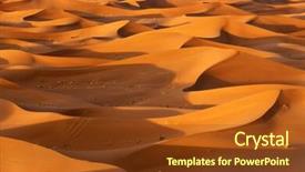  Presentation with sahara - Slide set consisting of sunrise light in sahara desert africa background and a tawny brown colored foreground