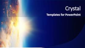  Presentation with nebula and galaxies in space planet and galaxy - Slide deck having sunrise on planet orbit space background and a navy blue colored foreground