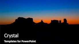  Presentation with utah - Slide deck having sunrise on us 163 scenic road to monument valley park utah background and a black colored foreground