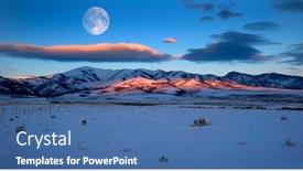  Presentation with sun - Slides having sunrise-or-sunset-sunlight-sun background and a ocean colored foreground