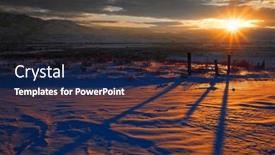  Presentation with sunlight - PPT theme having sunrise-or-sunset-sunlight background and a  colored foreground