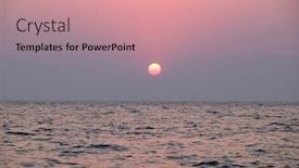  Presentation with goa beach - Colorful theme enhanced with sunset-at-candolim-beach-north backdrop and a coral colored foreground