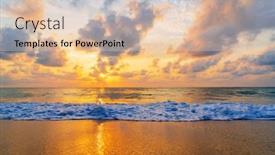  Presentation with thailand - Cool new slide deck with sunset-at-the-beach backdrop and a lemonade colored foreground