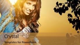  Presentation with goa beach - Cool new slides with medicine diabetes glycemia health care backdrop and a white colored foreground