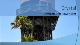  Presentation with pacific - PPT theme consisting of sunset-beach-california-16-jul background and a light blue colored foreground